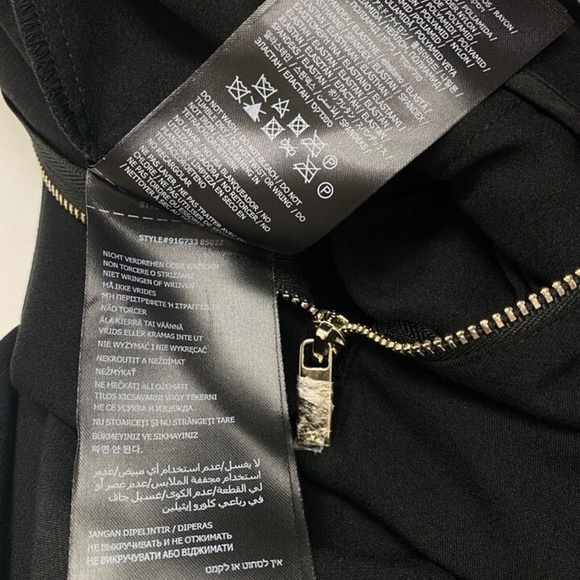 Marciano Devona Strapless Jumpsuit Wide Leg Black - Picture 8 of 15